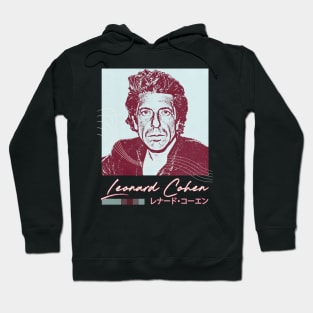 Leonard Cohen / Aesthetic Fan Art Design Hoodie